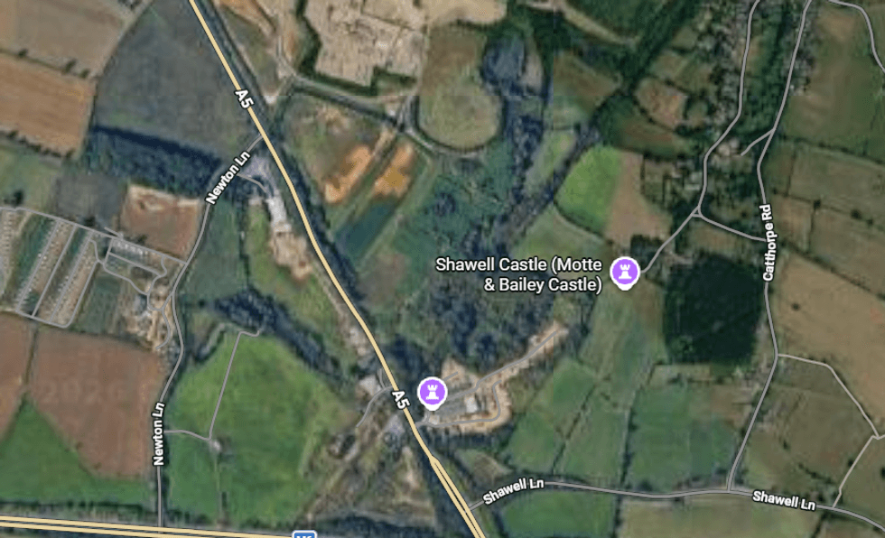Map of the site