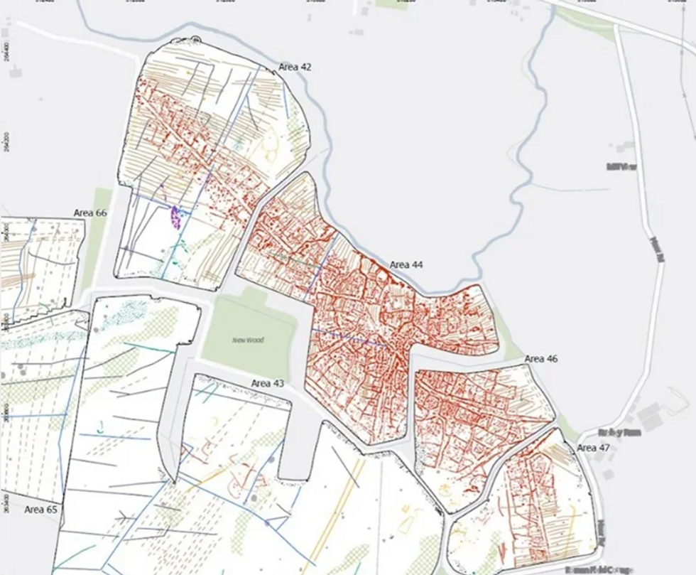 Map of town