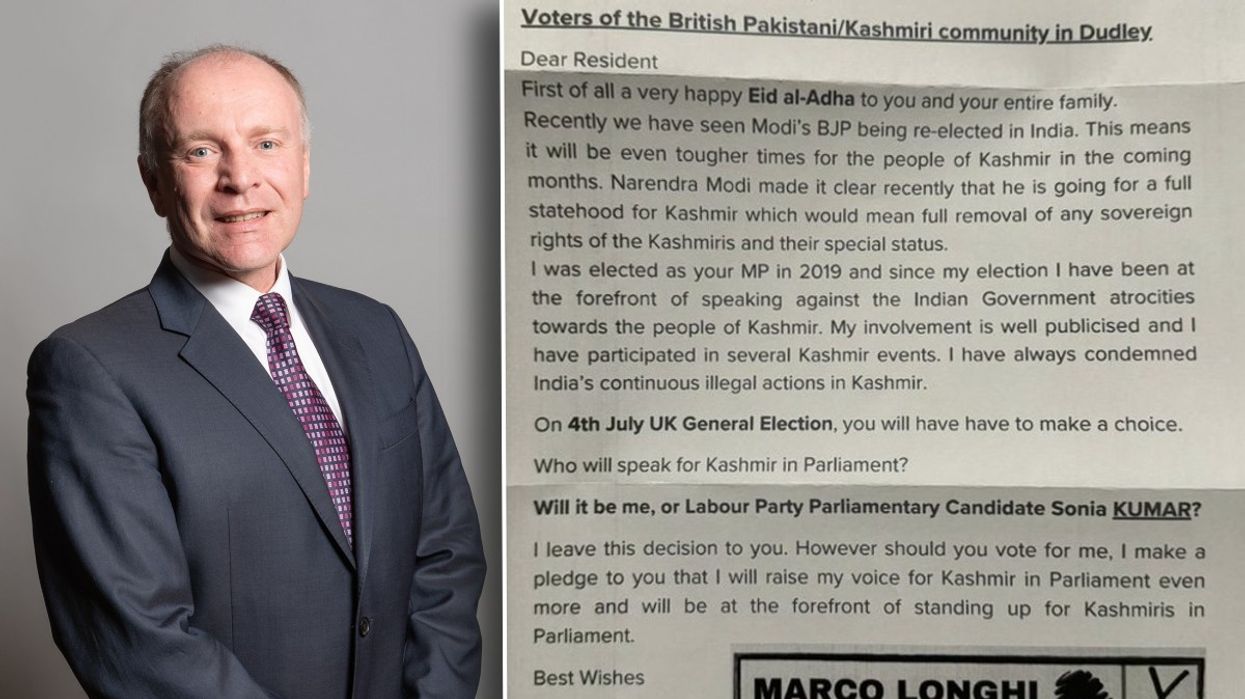 Marco Longhi and leaflet