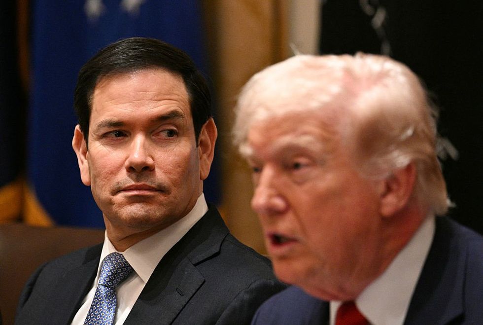 Marco Rubio and Donald Trump