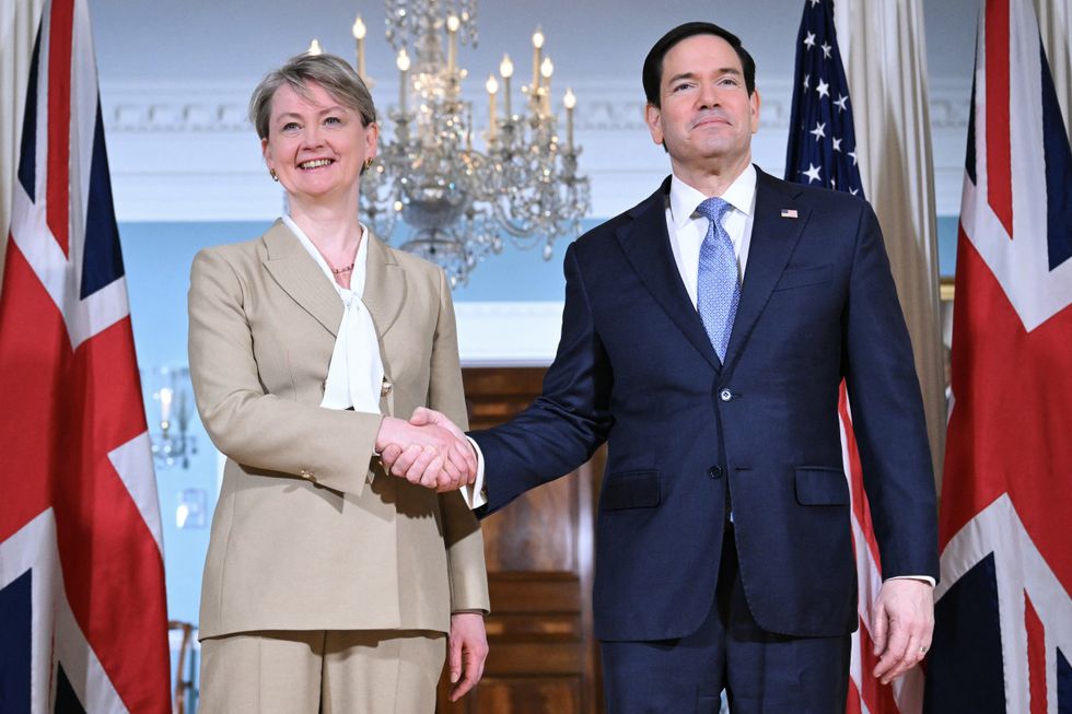 Marco Rubio and Yvette Cooper