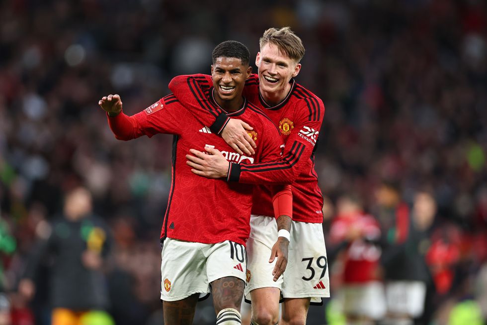 Marcus Rashford and Scott McTominay