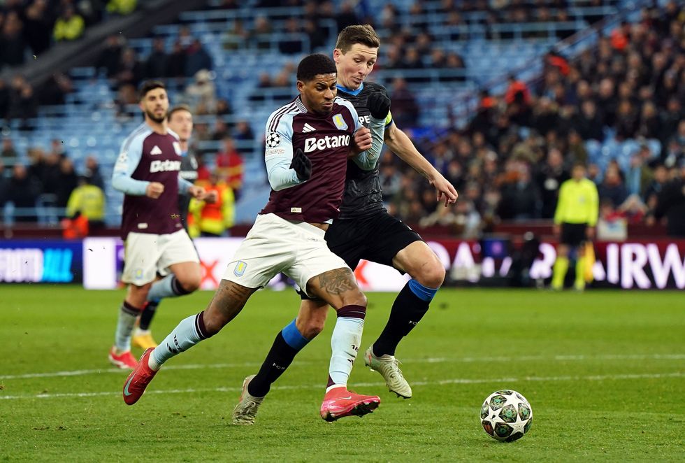 Marcus Rashford Aston Villa