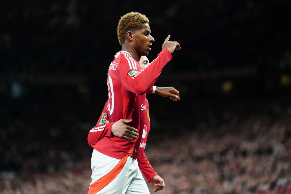 Marcus Rashford Man Utd Barnsley