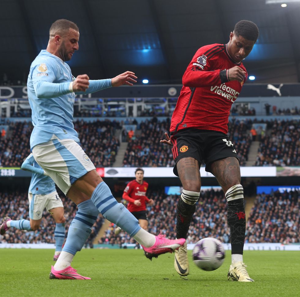 Marcus Rashford Man Utd Man City