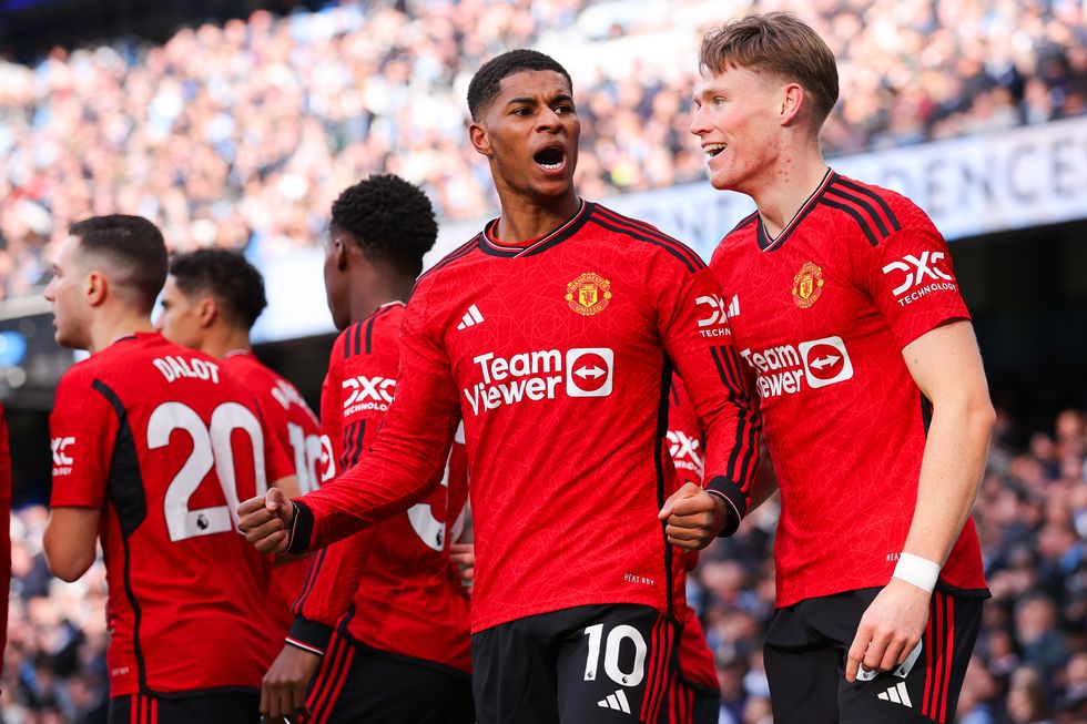 Marcus Rashford Man Utd man City