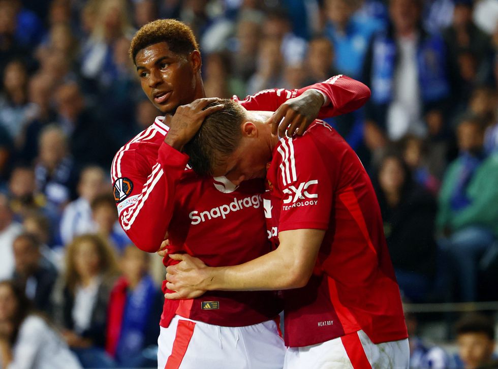 Marcus Rashford Man Utd Porto