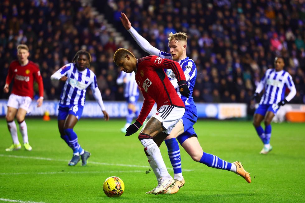 Marcus Rashford Man Utd Wigan