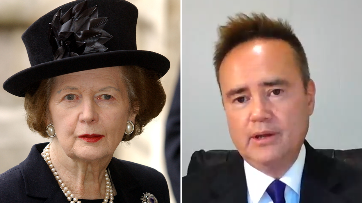 Margaret Thatcher and Nile Gardiner