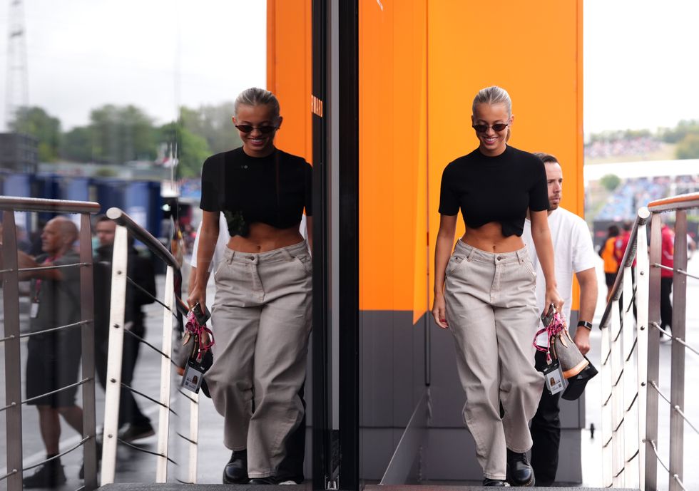 Margarida Corceiro has often been spotted at Formula One races this year to support Lando Norris