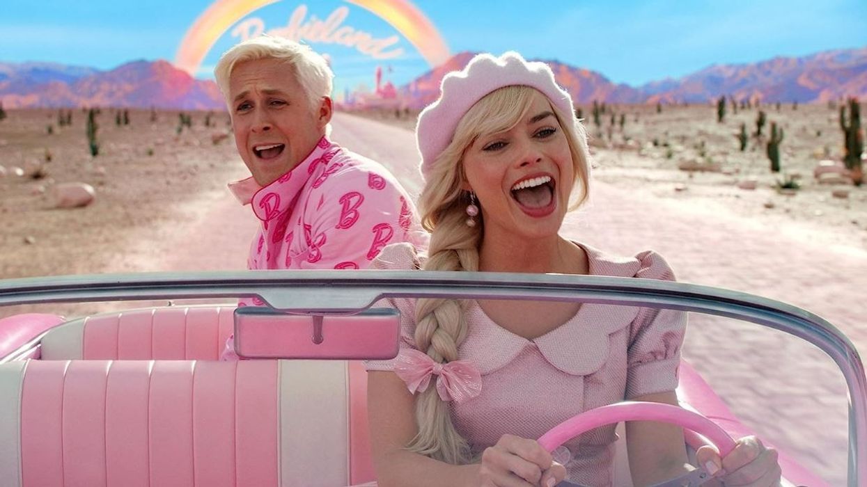 Margot Robbie and Ryan Gosling in Barbie