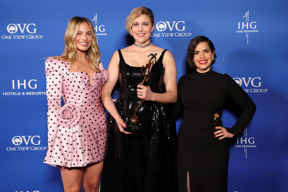 Margot Robbie, Greta Gerwig and America Ferrera