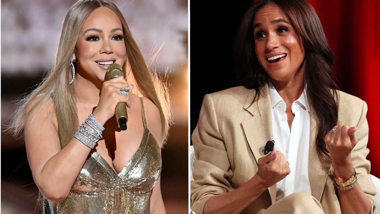 Mariah Carey and Meghan Markle