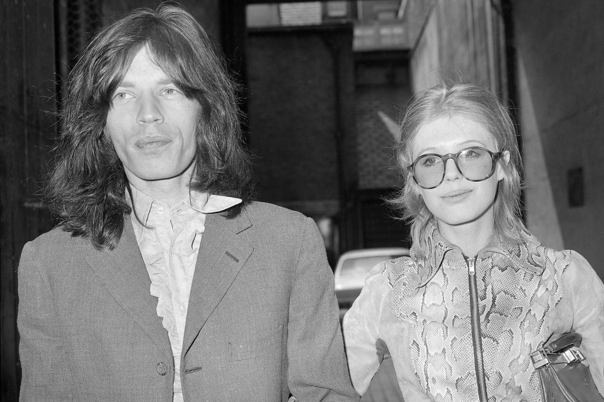 Marianne Faithfull and Mick Jagger