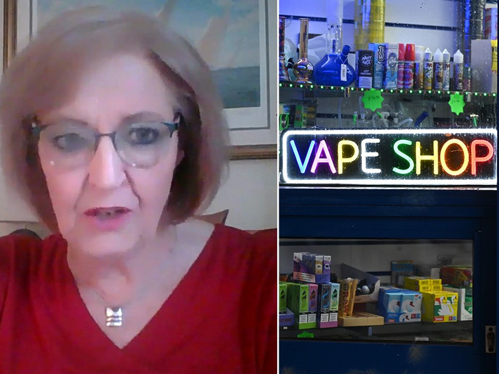 Marilyn Hawes, vape shop