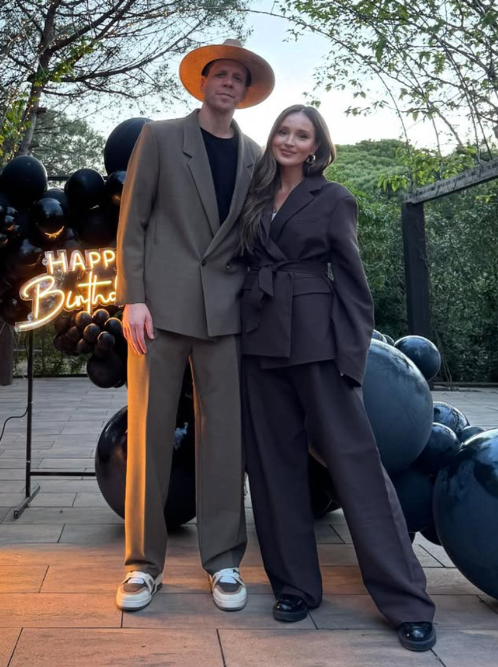 Marina luczenko-Szczesna and Wojciech Szczesny