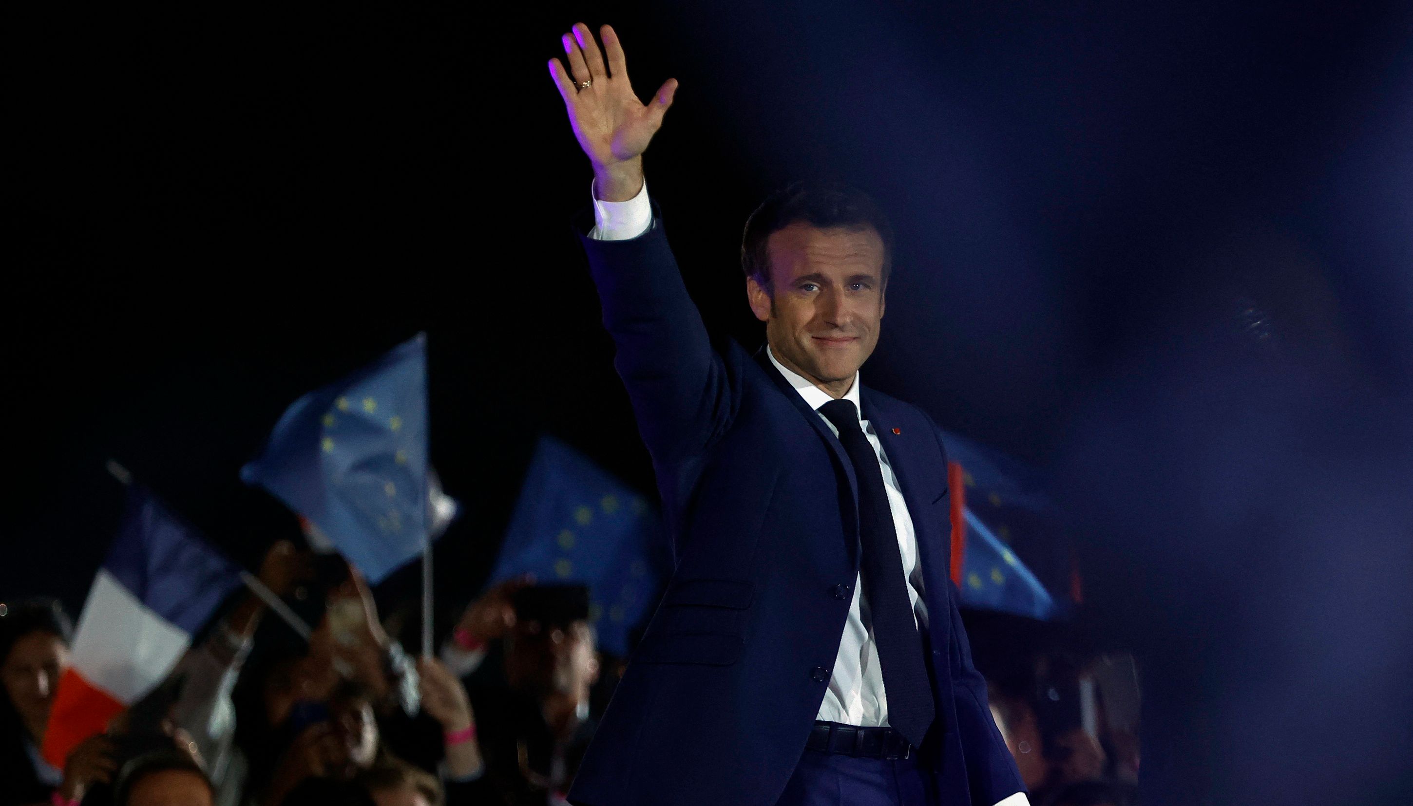 Marine Le Pen pledged to %22never abandon%22 the French.