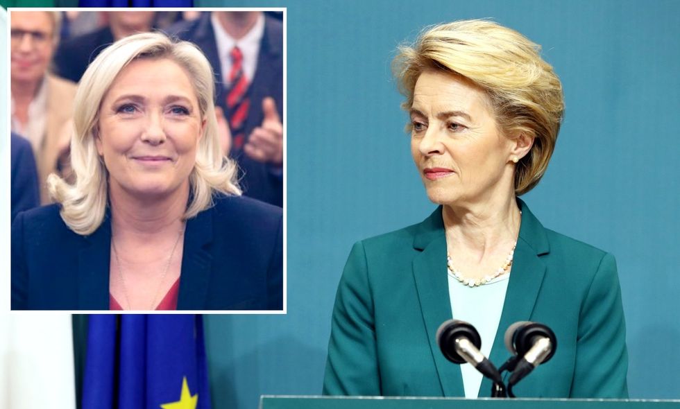 Marine Le Pen/Von der Leyen