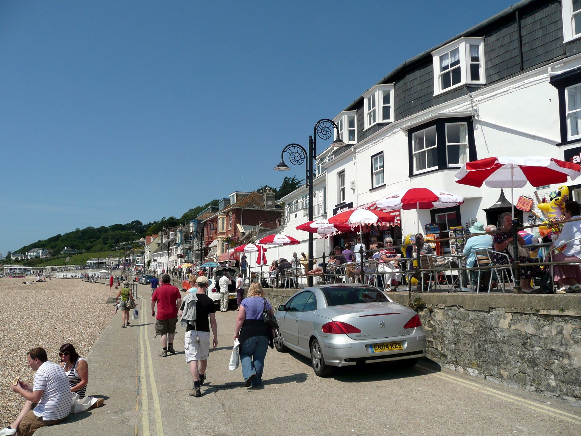 Marine Parade in Lyme Regis