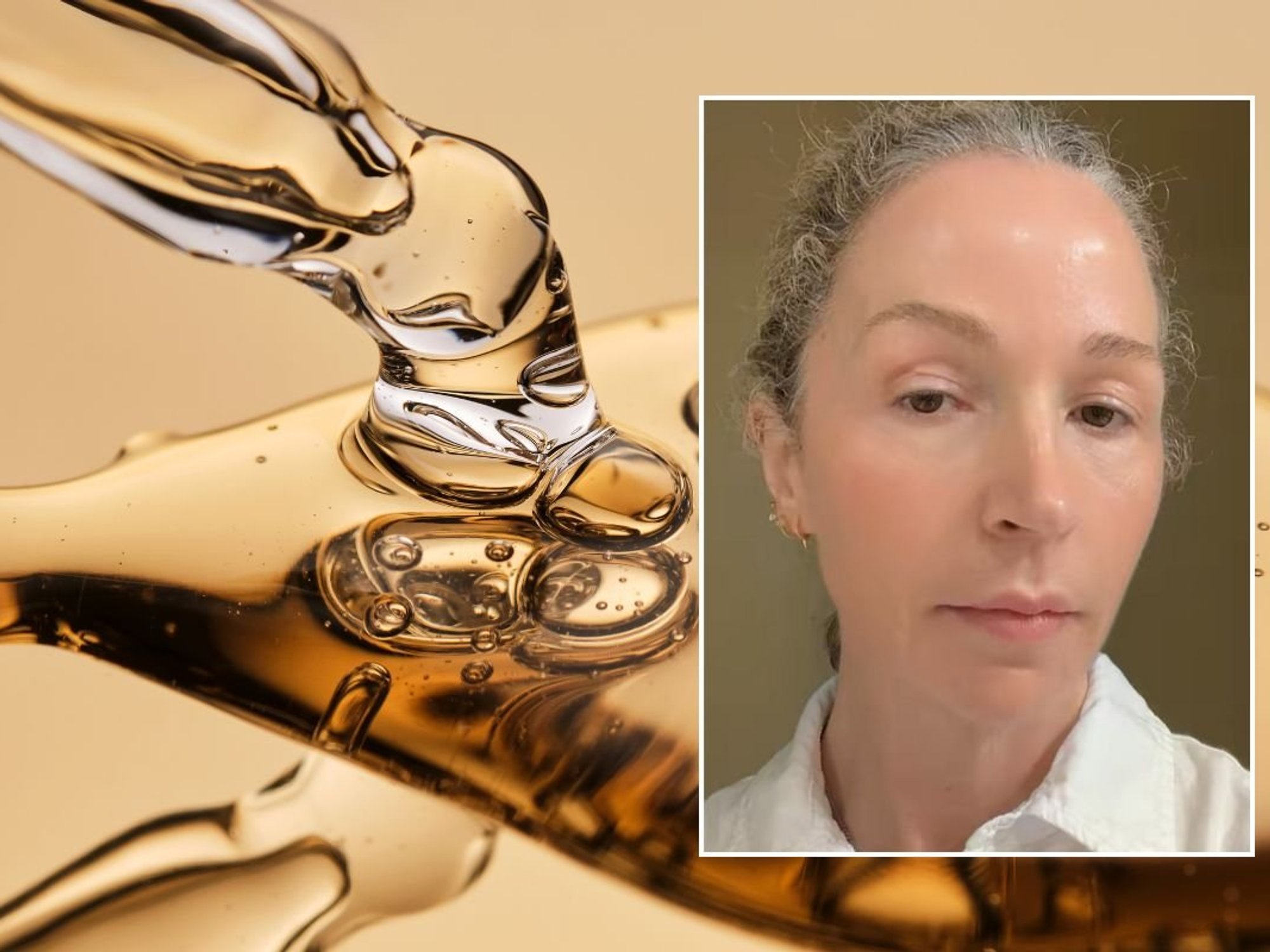 Marissa headshot and serum stock image