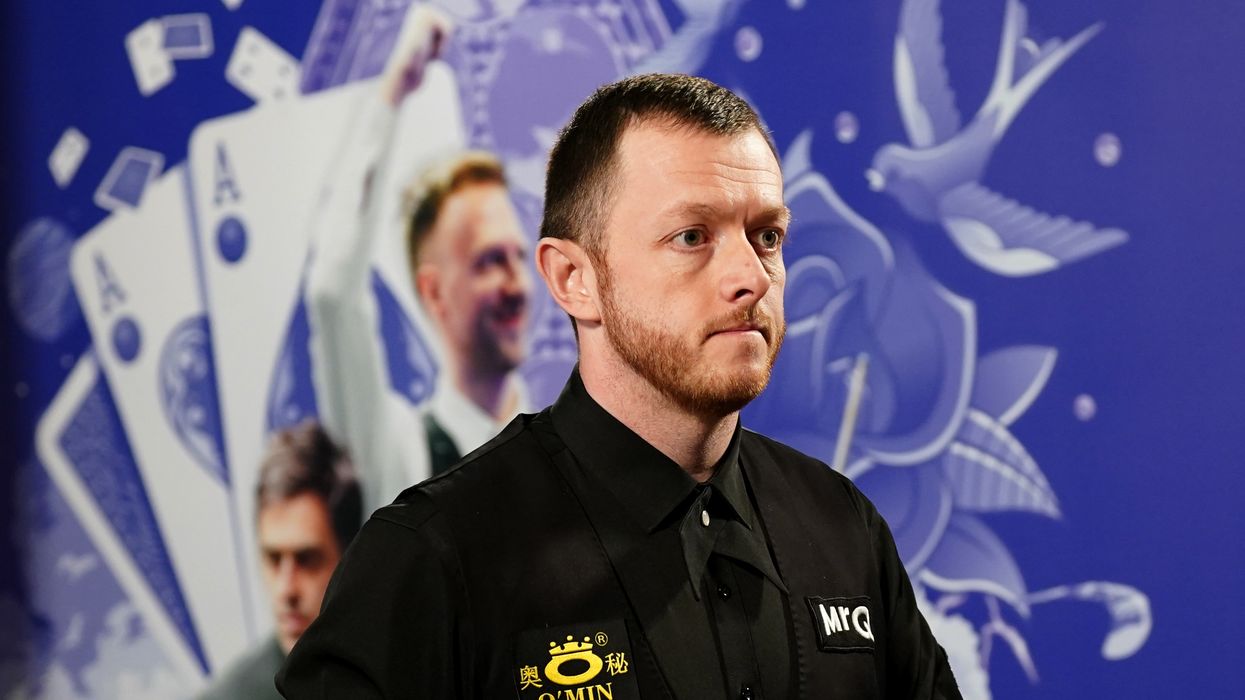 Mark Allen is not impressed with the table at the British Open