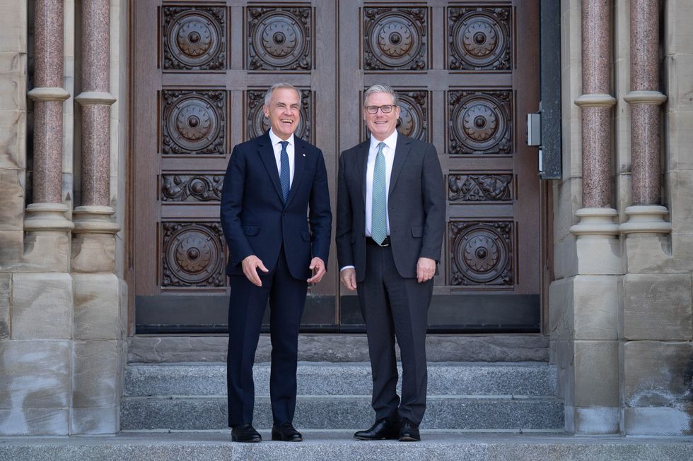 Mark Carney a Keir Starmer \ U200B před summitem G7