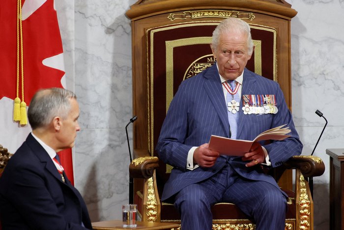 Mark Carney and King Charles