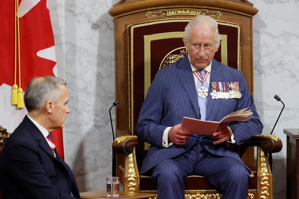 Mark Carney and King Charles