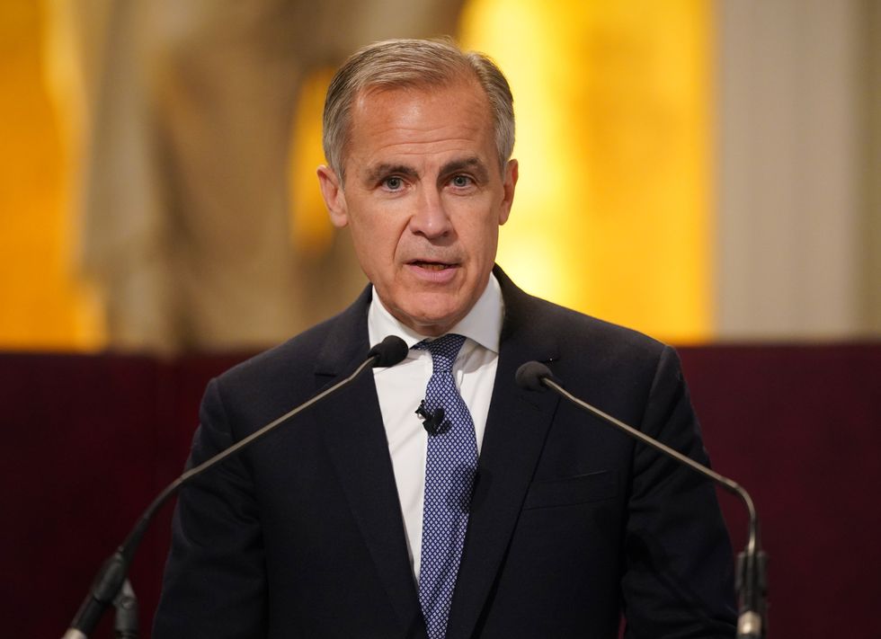 Mark Carney, UN Special Envoy on Climate action and Finance, and Co-Chair, GFANZ, speaks during the Net Zero Delivery Summit at the Mansion House,