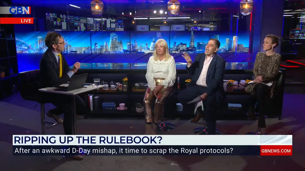 Mark Dolan and his GB News panel