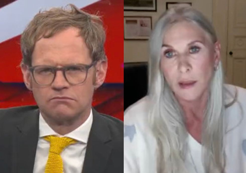 Mark Dolan and Sharron Davies