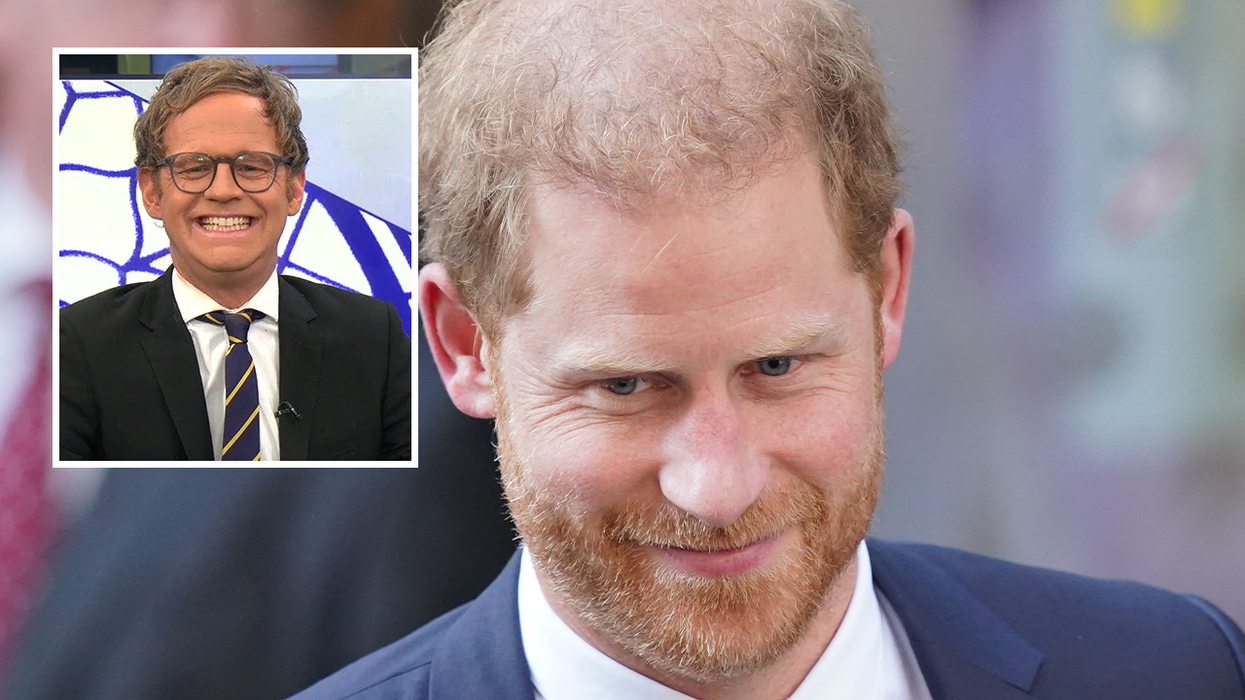 Mark Dolan (left) and Prince Harry (right)