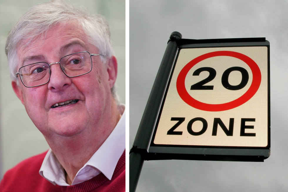 Mark Drakeford and 20 mph zone