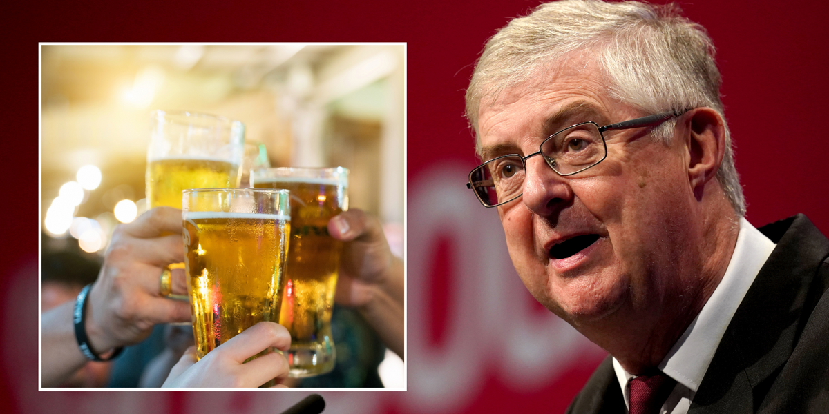 NextImg:Drakeford sparks fury over new pub tax hike as plans could be 'final nail in coffin'