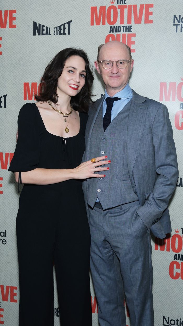 Mark Gatiss (right) and Tuppence Middleton (left) star in the production