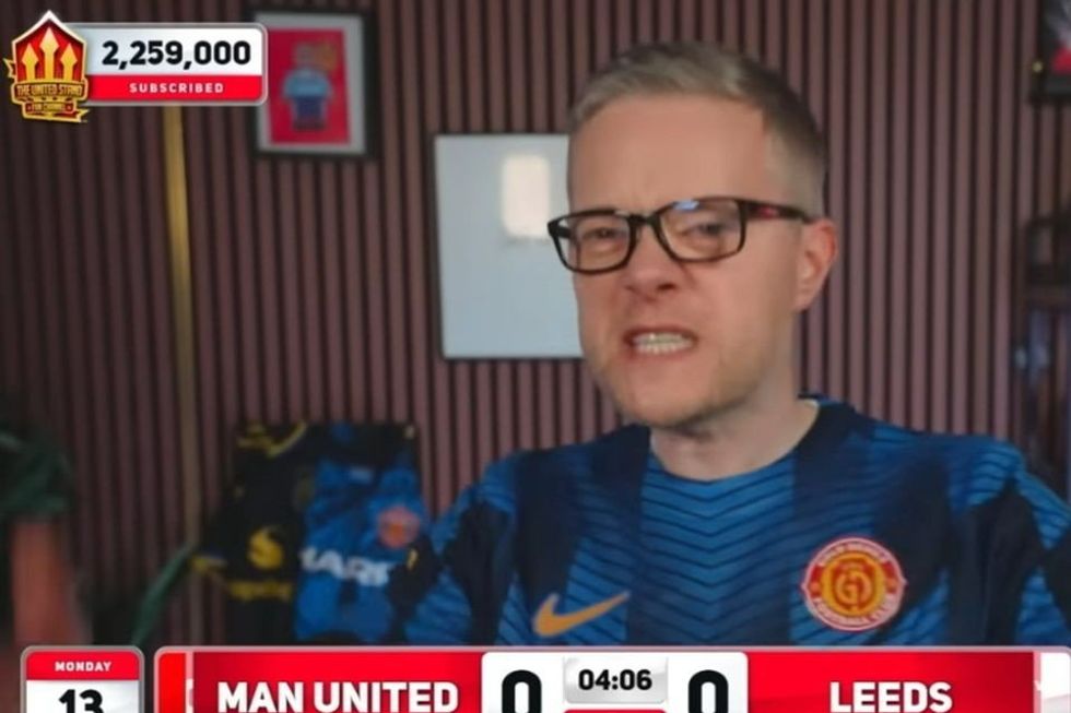 Mark Goldbridge is a prominent Man United YouTuber