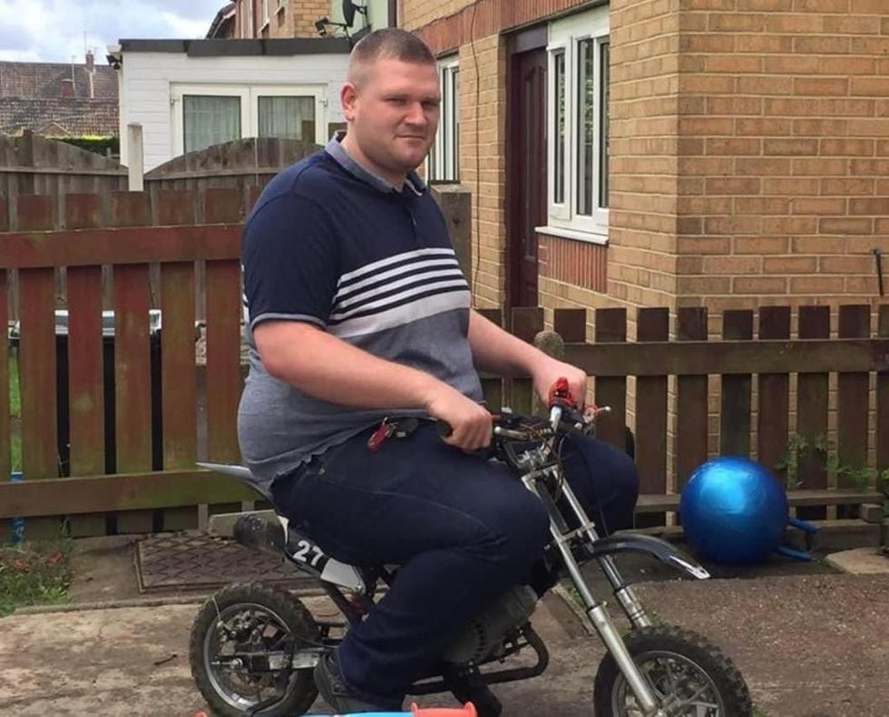Mark Marsden sitting on a bike