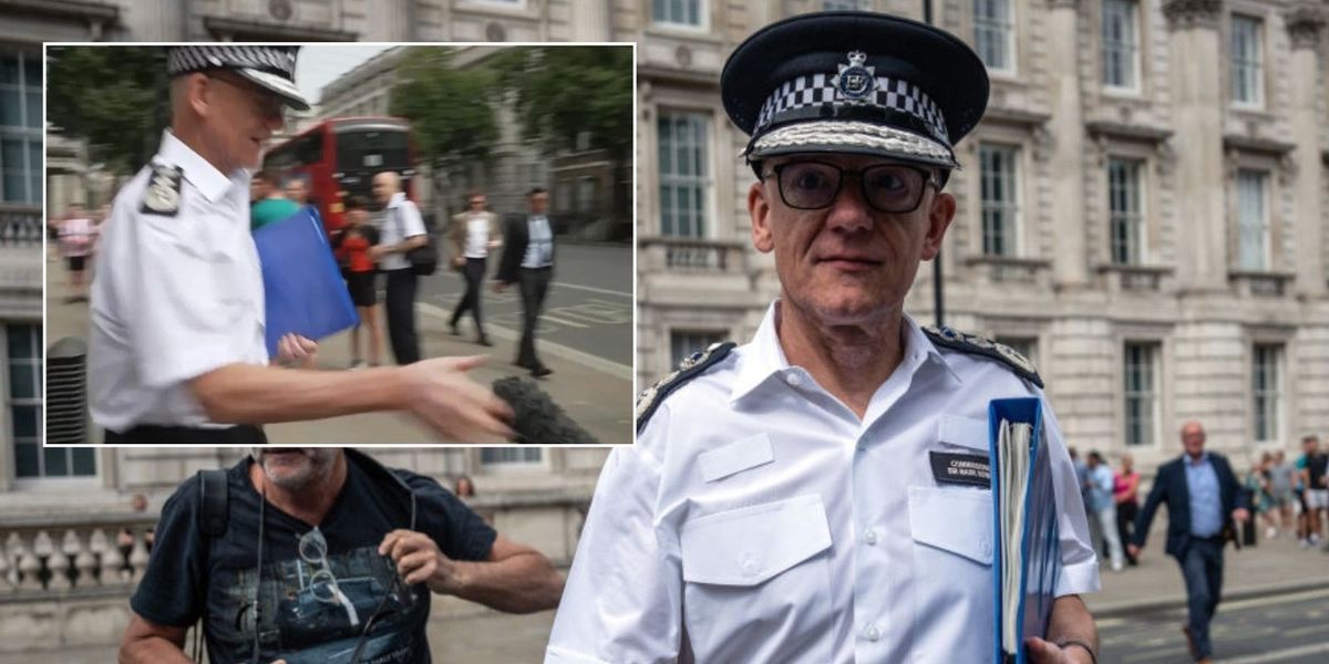 NextImg:Met Police Commissioner apologises after he RIPPED journalist's microphone during riots question