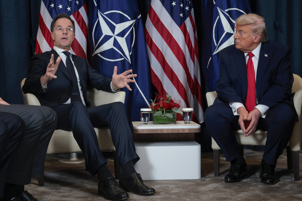 Mark Rutte, Donald Trump