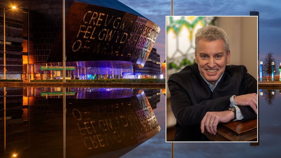 Mark Sweeney and Wales Millenium Centre