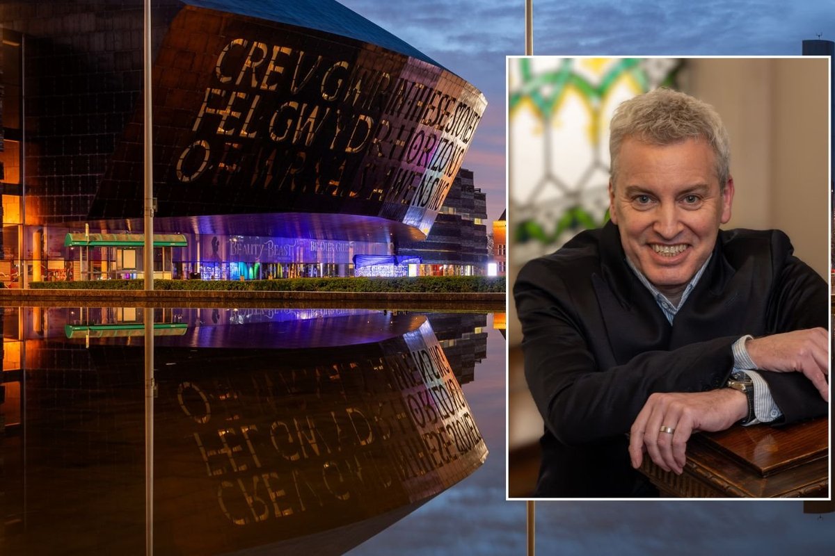 Mark Sweeney and Wales Millenium Centre