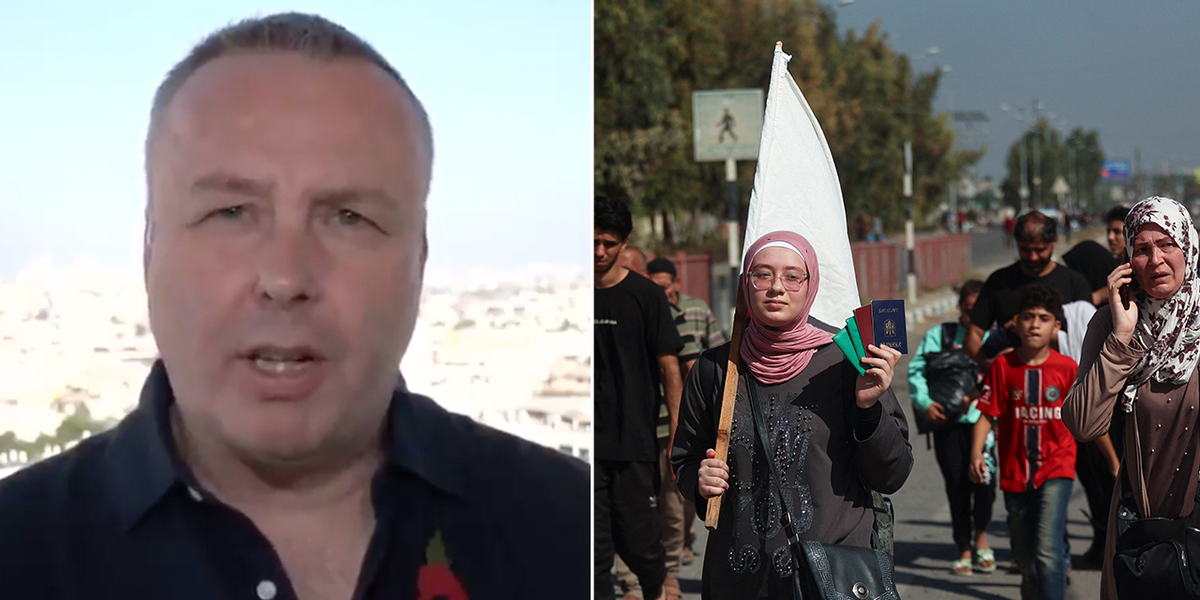 NextImg:Thousands flee Northern Gaza taking advantage of evacuation route as fighting pauses