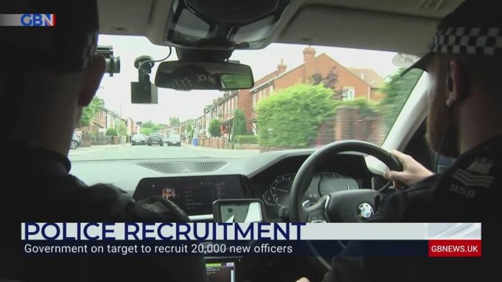 Police recruitment target of 20,000 new officers on track, Kit Malthouse tells GB News