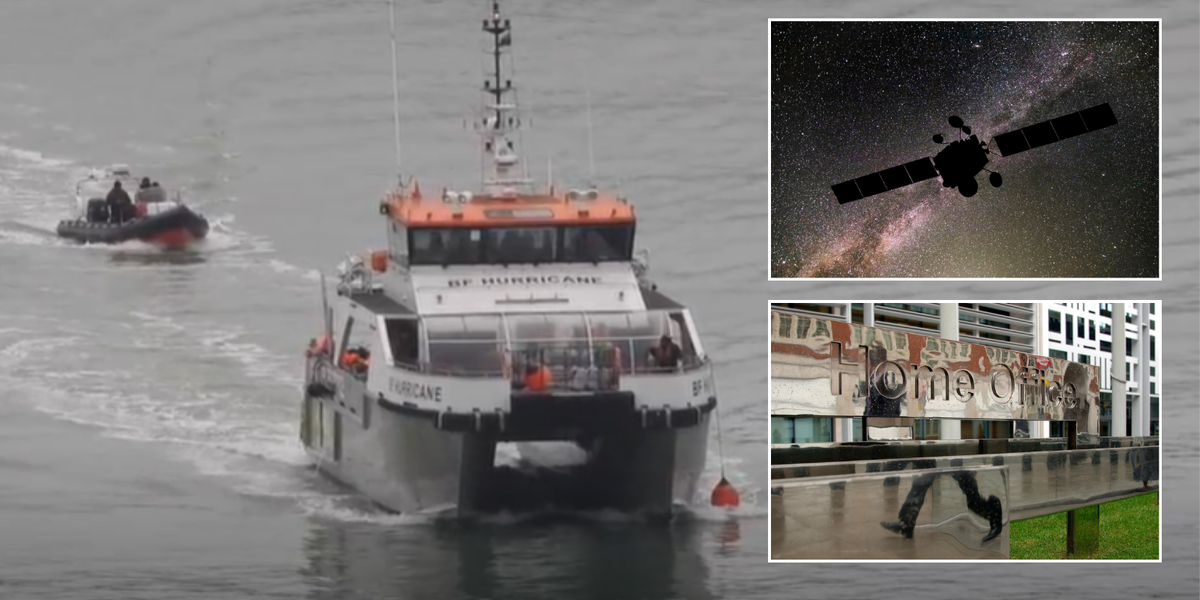 NextImg:'Spy satellites' to be used by Home Office in £15m scheme to 'track migrants' attempting to cross Channel to Britain