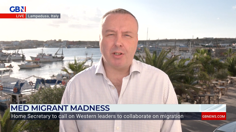 Mark White reports live on GB News