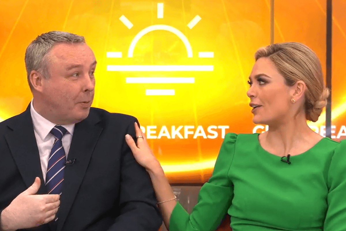 Mark White said he felt 'emotional' following the charming rendition