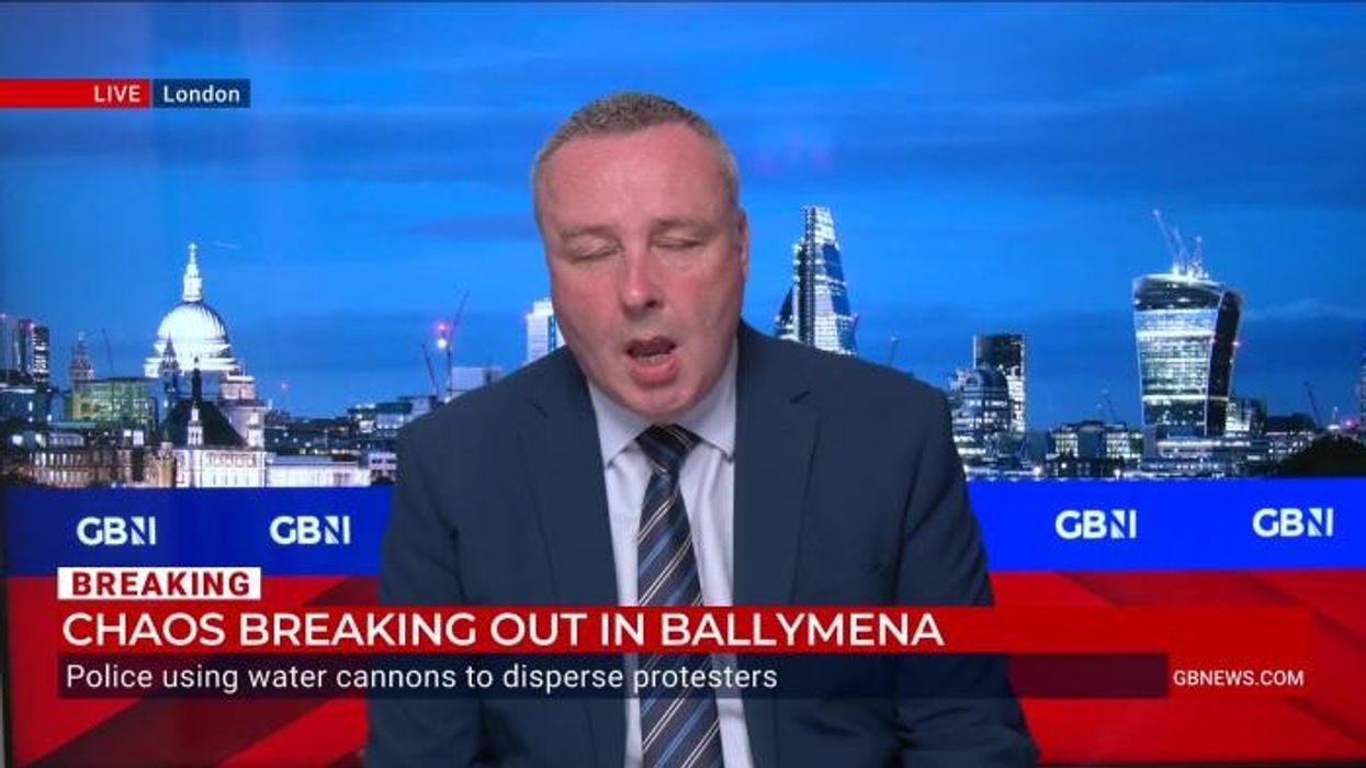 Ballymena riots: GB News’s Mark White says police facing ‘molotov cocktails’ on second night of violence