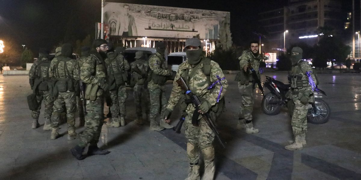 NextImg:Syrian rebels sweep into Aleppo for first time since 2016 in surprise offensive
