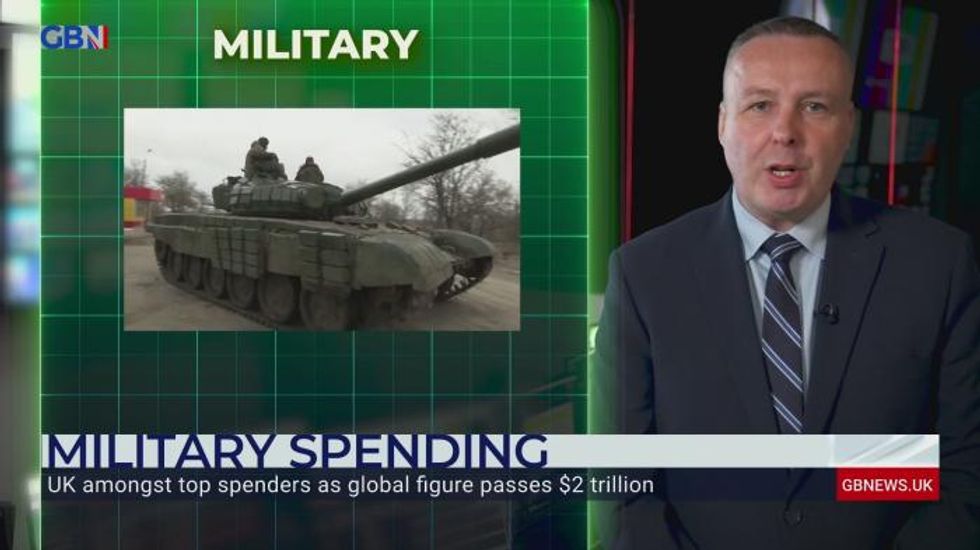 UK named the fourth-highest military spender in 2021, beating Russia