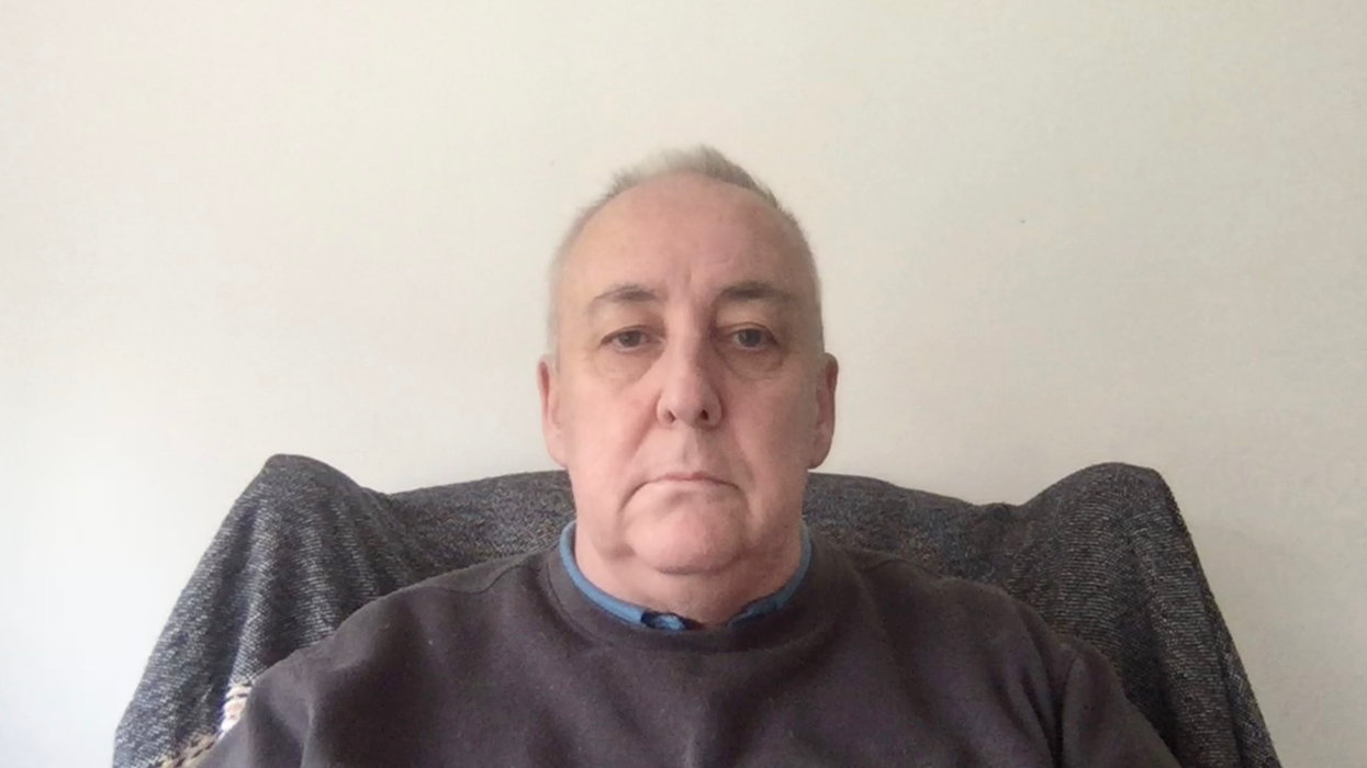 Mark, who was forced to cash in his private pension for an income, in pictures